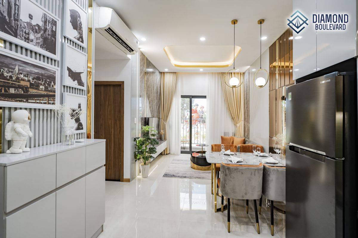 Cơ hội nhận nhà Diamond Boulevard 2PN, chỉ 1,9 tỷ, full nội thất - thanh toán linh hoạt