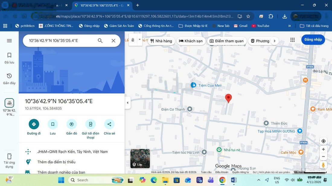 Nhà riêng: Cho thuê nhà 1 trệt, 1 lầu, Ấp Xoài Đôi, xã Rạch Kiến, Tỉnh Tây Ninh