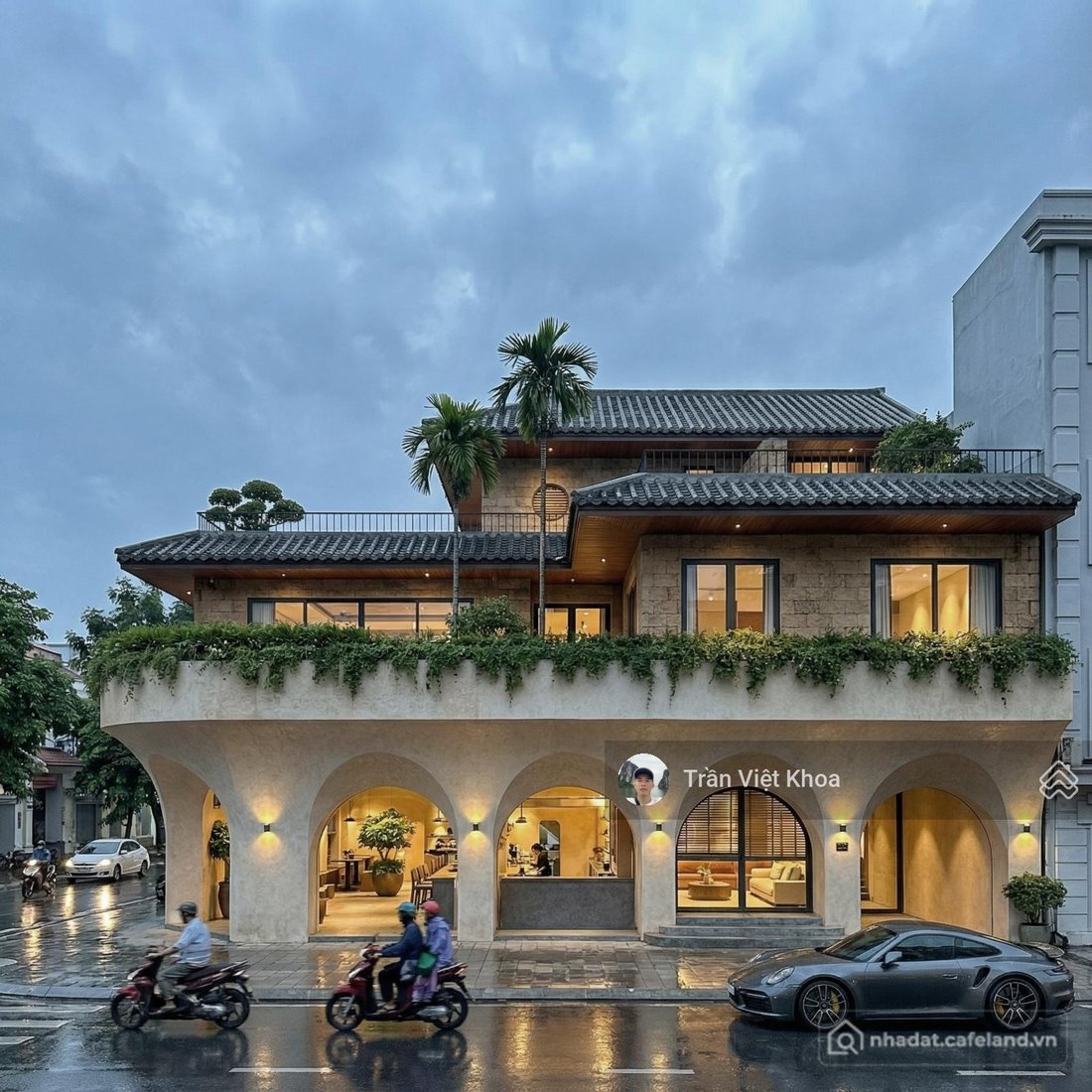 Mặt bằng: Cho thuê mặt bằng tầng 1 phố Trần Hưng Đạo - lô góc siêu đẹp 120m2 set
