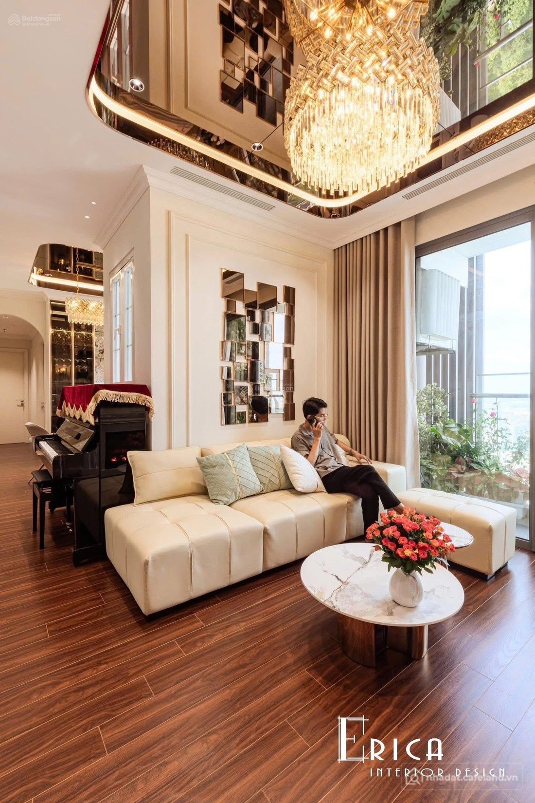 Căn hộ chung cư: Cho thuê chung cư Trần Thái Tông Cầu Giấy 100m full đồ đẹp lh 0