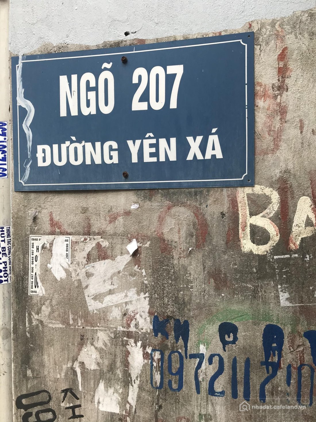Nhà riêng: Cho thuê nhà số 2 ngõ 207 Yên Xá. Diện tích 20m2, 5 tầng 3 phòng ngủ,