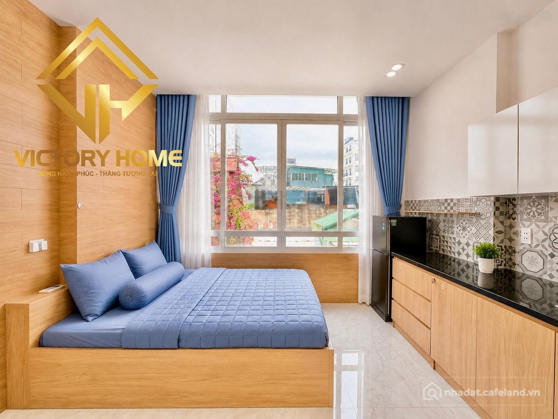 Phòng trọ: Cho thuê phòng - studio full nội thất Ung Văn Khiêm, Bình Thạnh