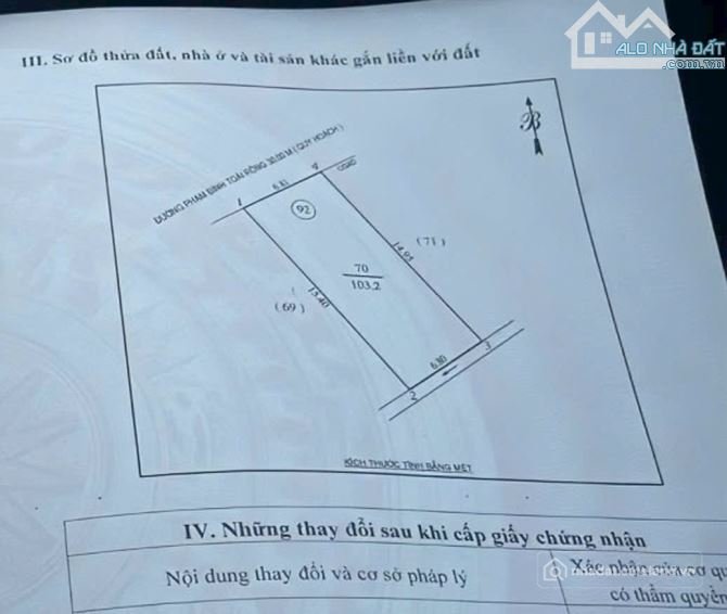 Bán căn hộ Mini, Dịch vụ: Bán 103m2 Ốt kinh doanh mặt đường Phạm Đình Toái - TP.