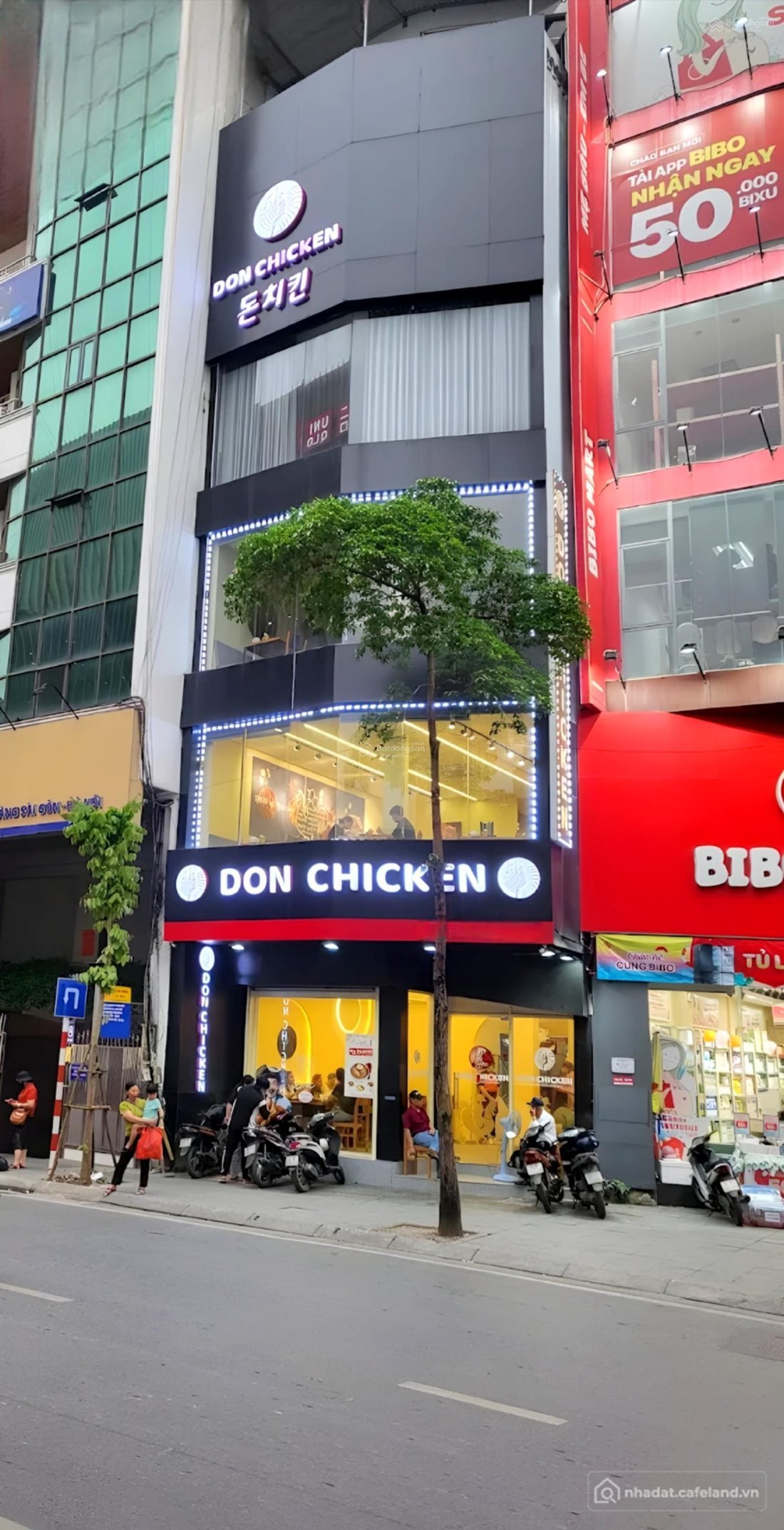 Cho thuê nhà riêng: Nhà riêng: Cho thuê mặt phố Nguyễn Thị Định DT 90m2 x 5 tầng