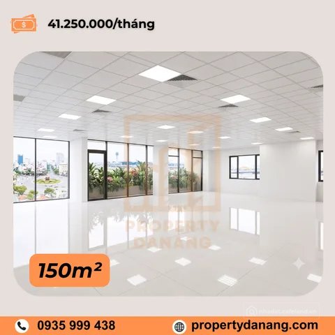 Cho thuê văn phòng: CHO THUÊ VĂN PHÒNG 150 m² – 275.000đ/m², CÓ BAN CÔNG CỰC THO