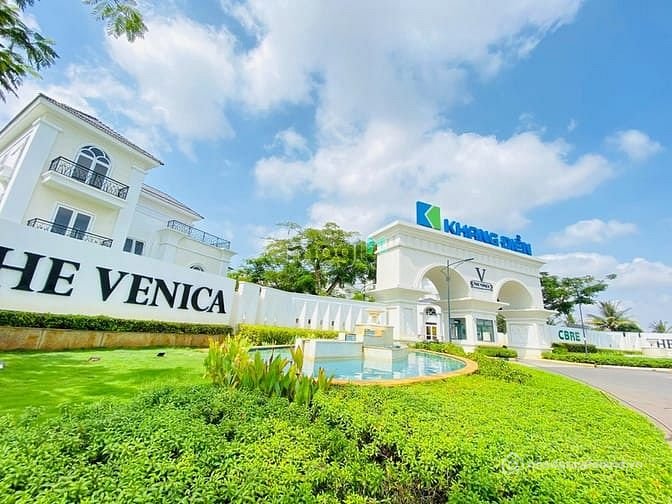 Biệt thự: BT Đơn Lập Venica Khang Điền - Sân Vườn - View Sông - NT Cao Cấp 4PN