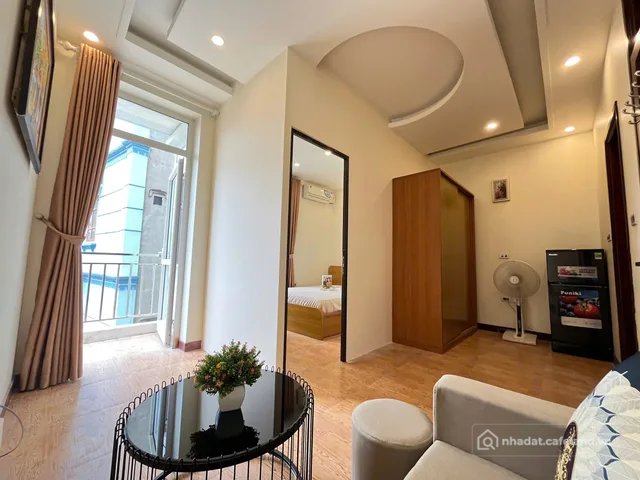 Cho thuê căn hộ chung cư: CĂN HỘ MỚI 1PN 45M2 TẠI CẦU GIẤY - FULL NỘI THẤT, BAN