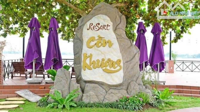 Bán nhà hàng - Khách sạn: Chủ gửi. Resort Cồn Khương. Vị trí 3 mặt tiền view Sôn