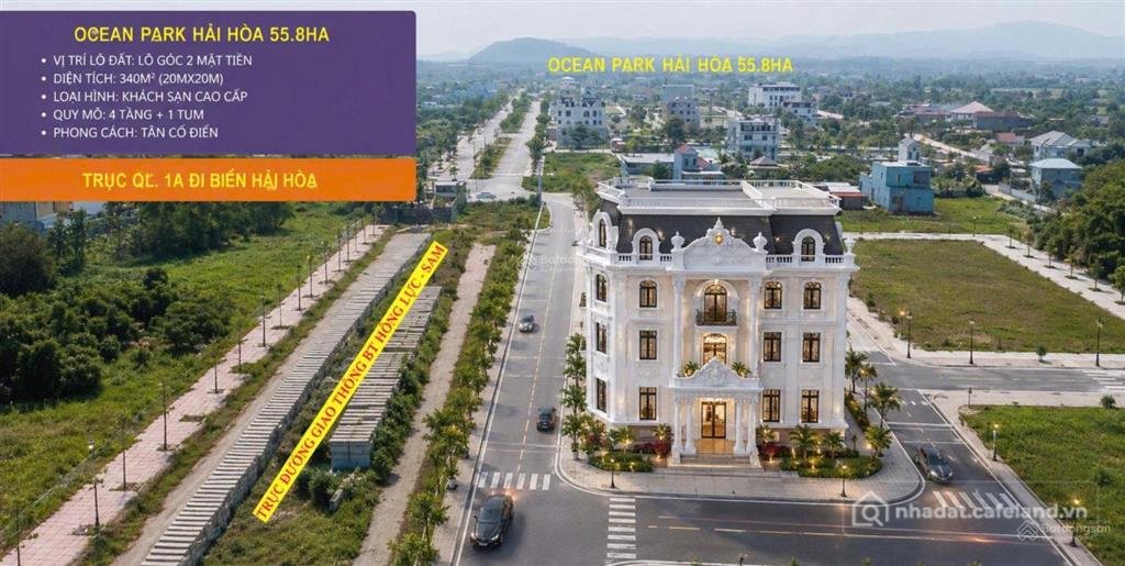 Bán kho, nhà xưởng: Siêu phẩm đất biệt thự mặt tiền trục bt 50m, vị trí vàng hiế