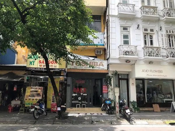 Cho thuê mặt bằng: Cho thuê cửa hàng mặt phố số 98B Cửa Bắc, Quán Thành, Ba Đìn