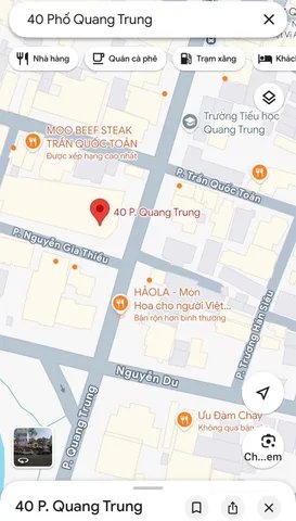 Cho thuê căn hộ chung cư: Cho thuê CHCC tầng 1 Dt 45m2, 10tr phố Quang Trung, Ho