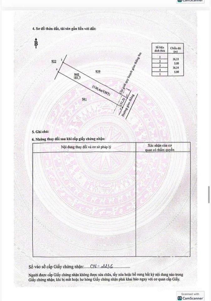 Bán kho, nhà xưởng: Đất mặt tiền đt 756, sát kcn tân quan, 520tr gần đường cao t
