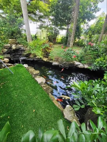 Cho thuê nhà riêng: BDS HVL Mình cho thuê biệt thự sân vườn KDC Liên Phường gần