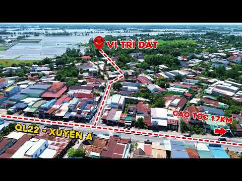 Lô đất 185 mét mặt tiền tại Bến Cầu - 1,7km đến điểm kết nối cao tốc Mộc Bài