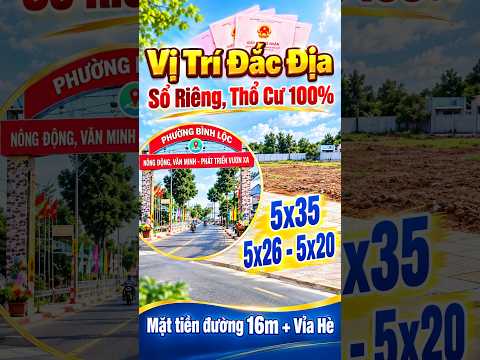 Đất Thổ Cư 5mx26m Gần KCN Long Khánh – Đường rộng 16m. Khu Dân Cư Trung Tâm