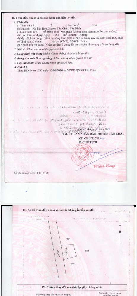 Bán đất và nhà xưởng tại Tân Hoà Tây Ninh
