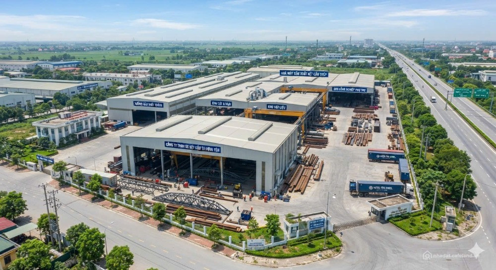 130 TỶ _ D.A NHÀ MÁY KẾT CẤU THÉP HƯNG YÊN _8.7 HA _ FULL PHÁP LÝ