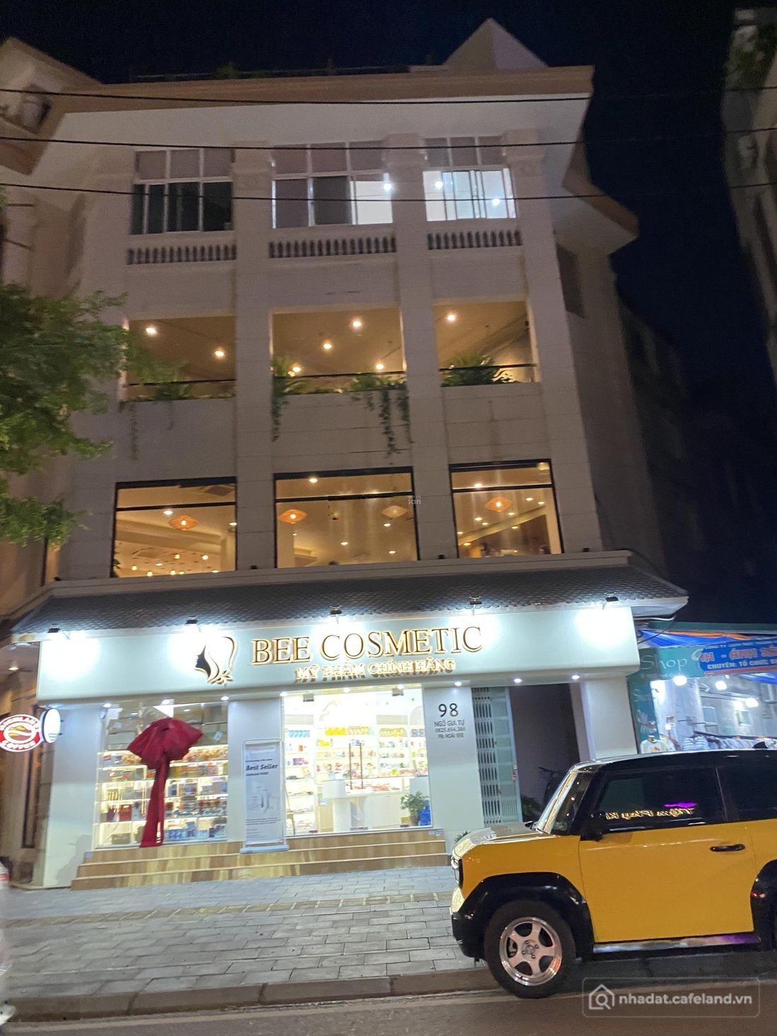 Nhà riêng: Cho thuê nhà phố Lê Thanh Nghị đông đúc nhộn nhịp 70m x 5 tầng mặt ti