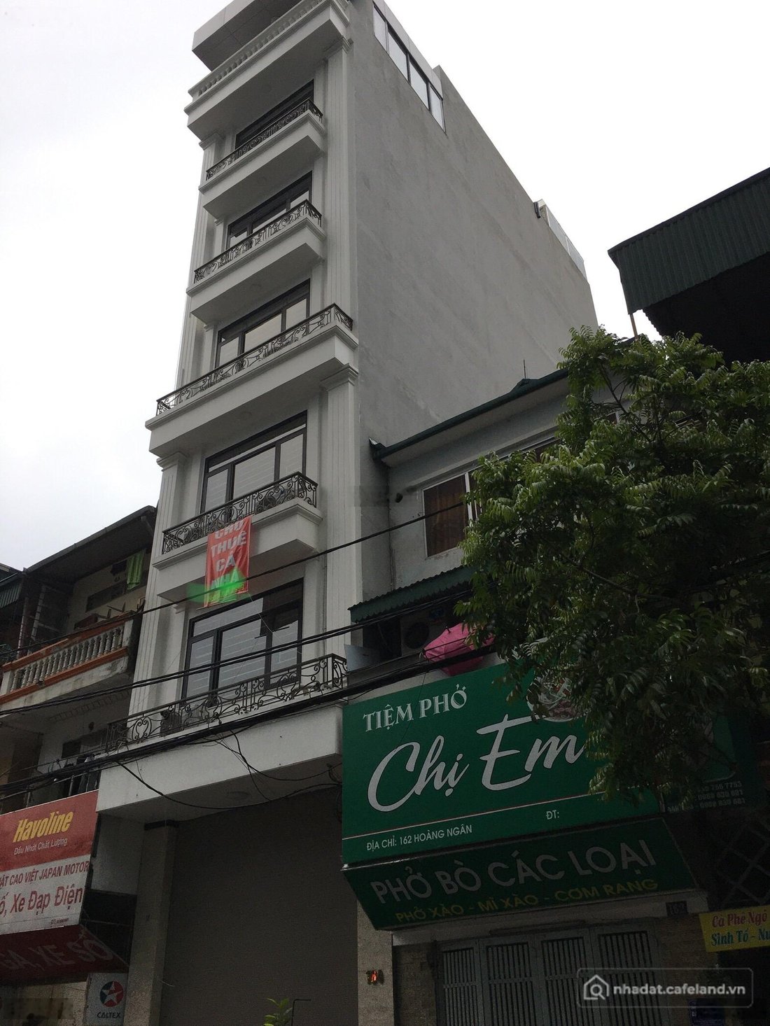 Nhà riêng: Cho thuê nhà riêng phố Nguyễn Đình Chiểu, HBT 45m2 6 tầng, thông sàn