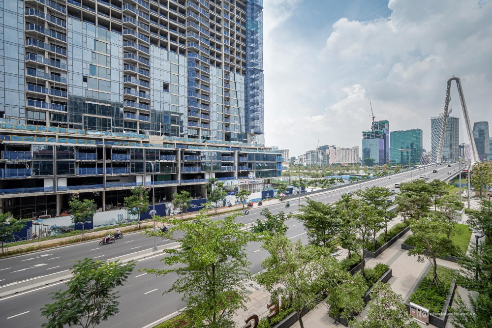 Cho thuê căn hộ 2PN The Galleria – full nội thất, view cầu Bason, 45 triệu/tháng