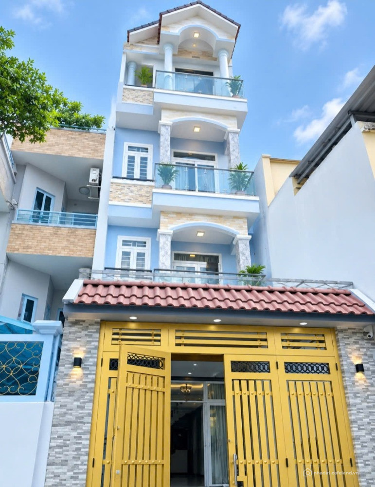 BÁN NHÀ TRƯƠNG PHƯỚC PHAN,BÌNH TÂN - HẺM 8M - SỔ HỒNG RIÊNG - 80m2 - 4 TẦNG