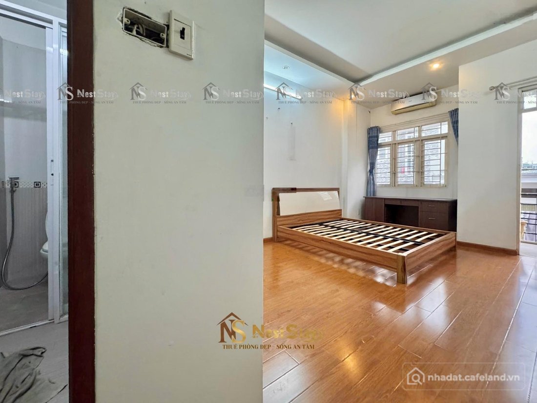 Phòng trọ: Khai trương studio ban công full nội thất ngay Đại học Công Thương HU