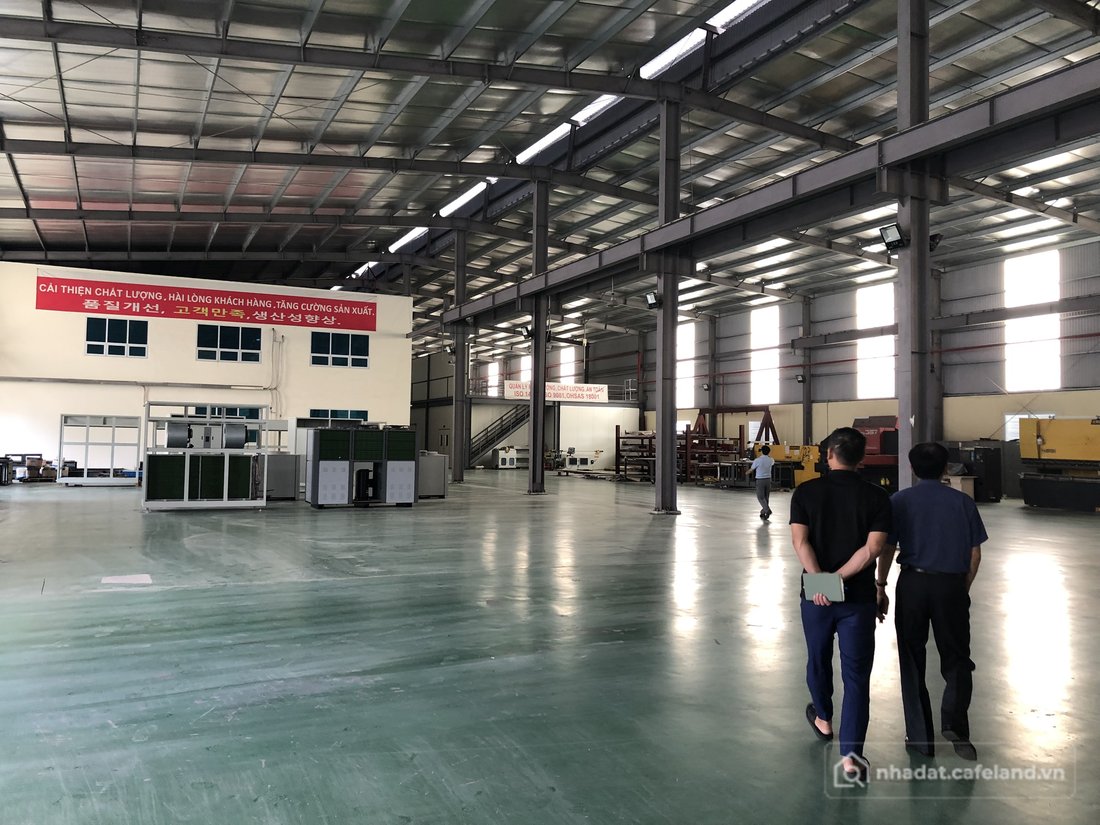 Bán kho, nhà xưởng: Bán đất và nhà xưởng 10.000m2 tại Cẩm Giàng – Hải Dương