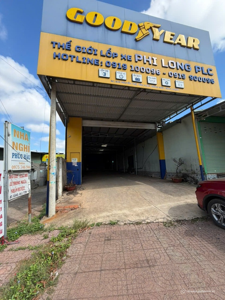 Cho thuê nhà kho TDT:1000m2,kho 280m2 nhà kho Tiến Thành,TP.Đồng Xoài,Bình Phước