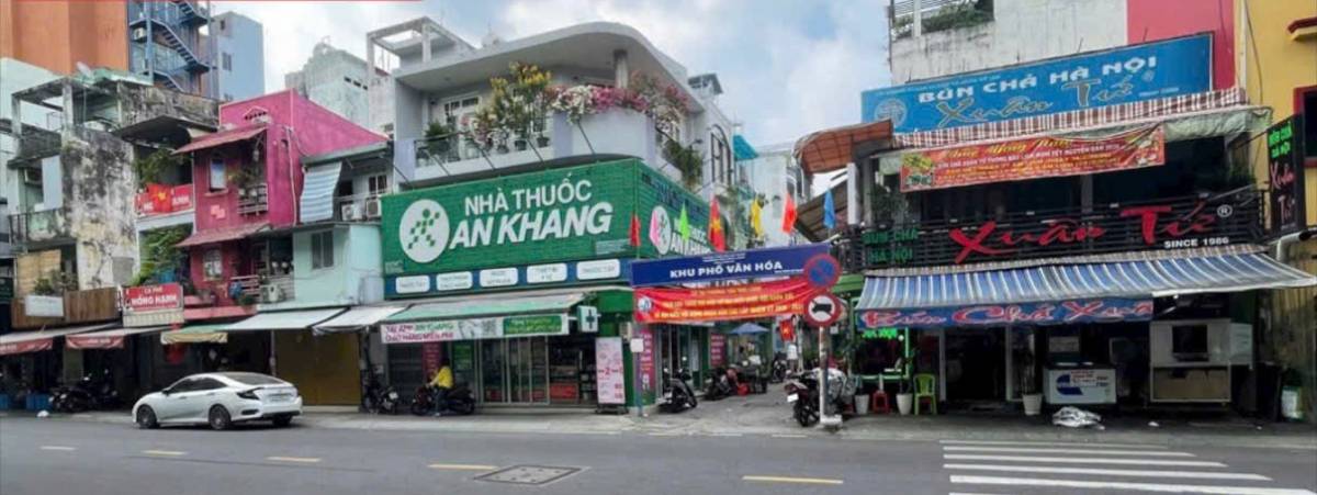 Chuyển nhượng nhà góc 2 mặt tiền Nguyễn Cảnh Chân, phường Cầu Ông Lãnh, TP.HCM