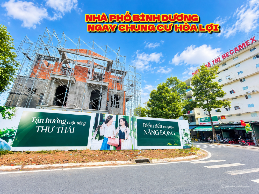 Golden Boulevard Bình Dương – Nhà phố 5x25m,( 2 Mặt tiền đường), giá chỉ 4,1 tỷ.