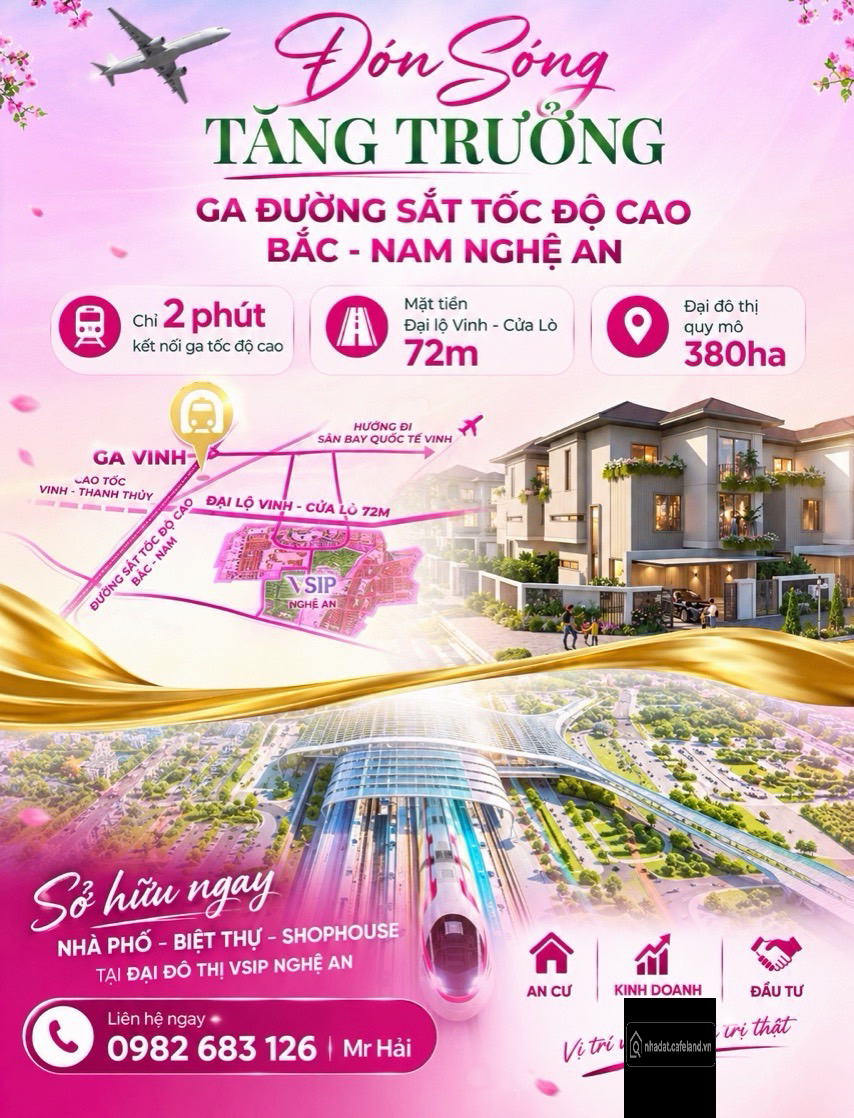 Bán Biệt Thự Đơn Lập - Song Lập Casa Bonita Khu đô thị VSIP Nghệ An siêu VIP