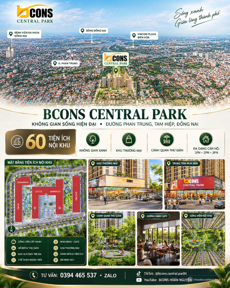 Bán căn hộ chung cư BCONS CENTRAL PARK