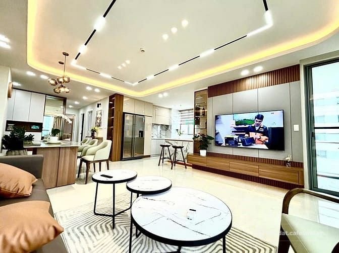 Căn hộ chung cư: Cho thuê M7 Midtown nhà y hình 3PN view sông