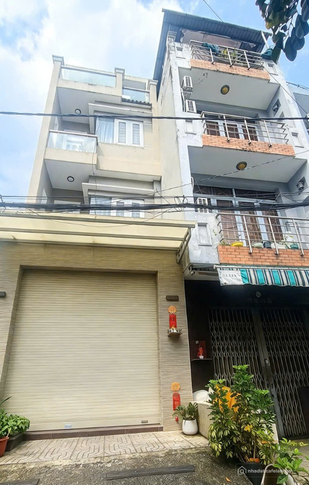 Bán nhà đường Tân Hoà Đông,hẻm 8m - sổ hồng riêng - 64m² - 4 tầng - giá 7,4 tỷ
