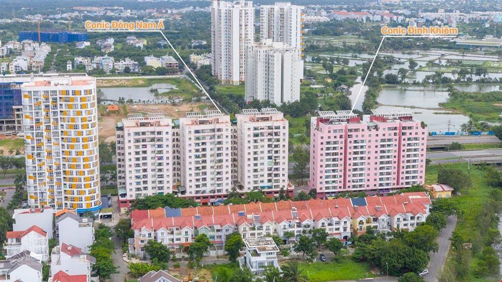 Chính chủ cần bán căn hộ conic đông nam á 2pn2wc giá 2,3 tỷ, đã có sổ hồng 0979 695 ***