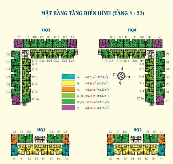 Thay đổi chỗ làm có nhu cầu nhượng lại căn 55m2 tại hqc plaza cho đối tượng mua noxh tòa bộ công an