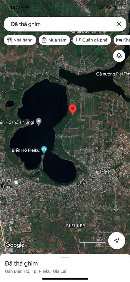 Cần bán lô đất mt đường phó đức chính, xã biển hồ 0866 797 ***