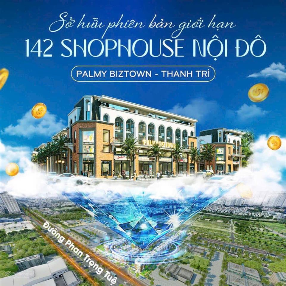 Bán suất ngoại giao giá tốt nhất dự án hdb palmy biztown đường 70 thanh trì hà nội
