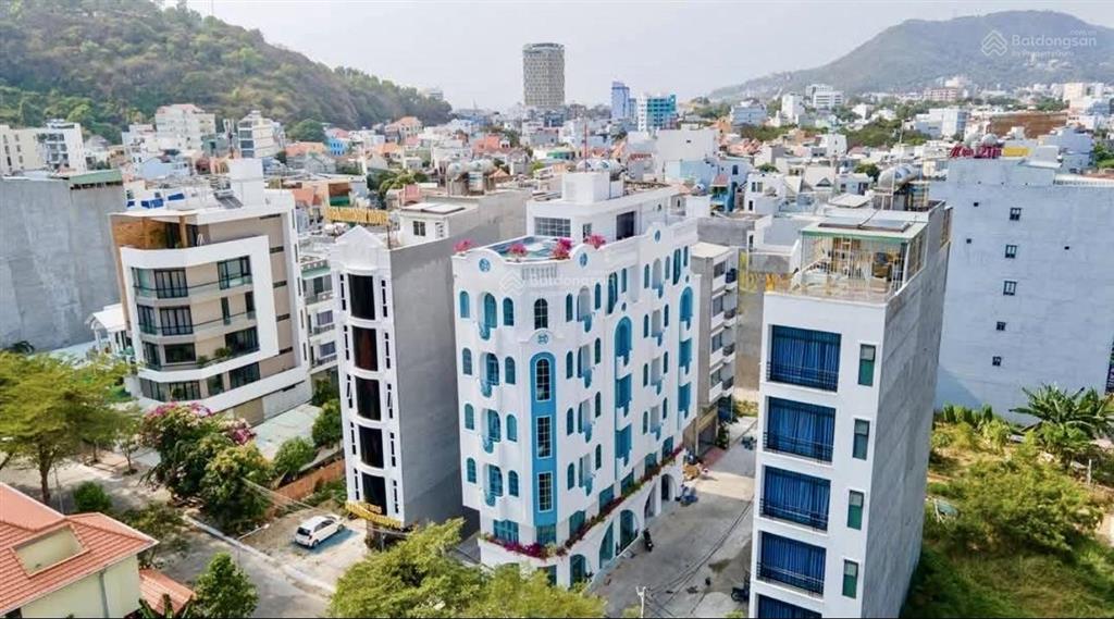 Bán khách sạn 1t6l mặt tiền đường phường 2 tp. vt, phòng đẹp cao cấp. dòng tiền 80 triệu/tháng