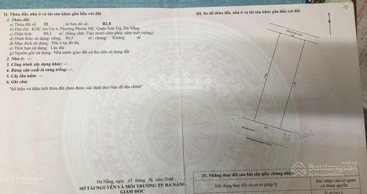Bán lô đất mt lê thước dt 90m2 ngang 5m sát đỗ thế chấp