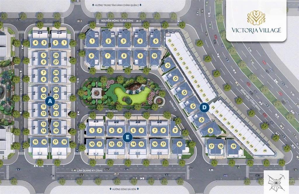 Bán căn biệt thự đơn lập victoria village, 267m², nhà full nội thất có thang máy giá 65 tỷ