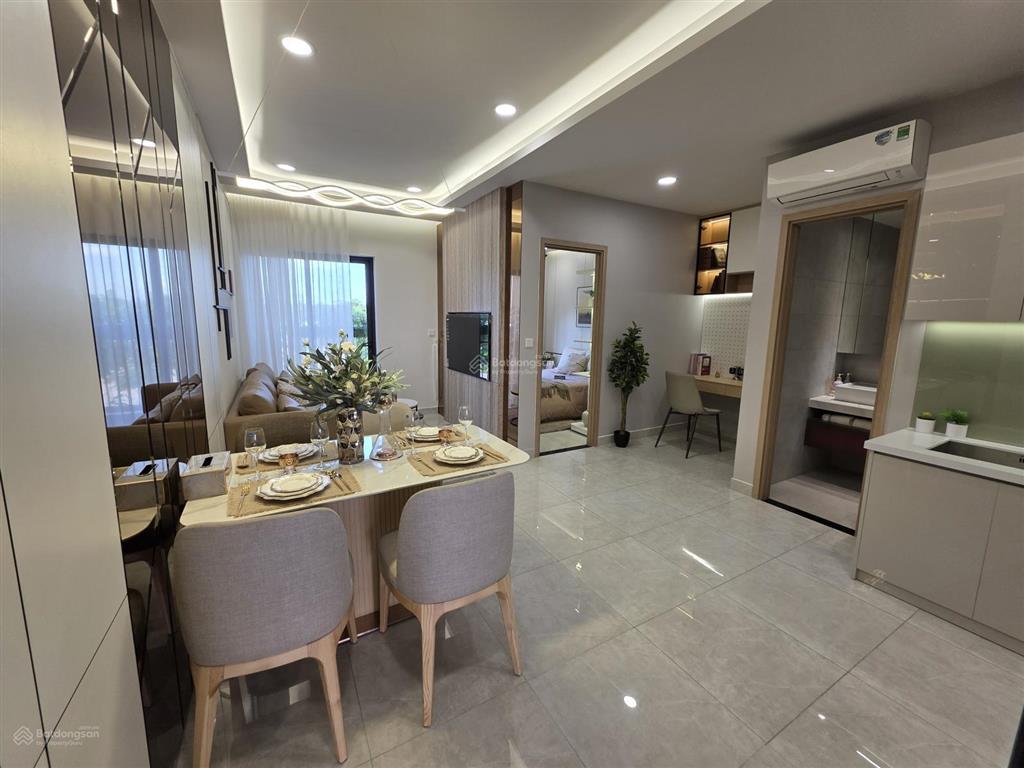 Căn hộ noxh, 1pn, 1wc, 45m2, trả trước 226tr vào ở, liền kề thành phố mới, bình dương