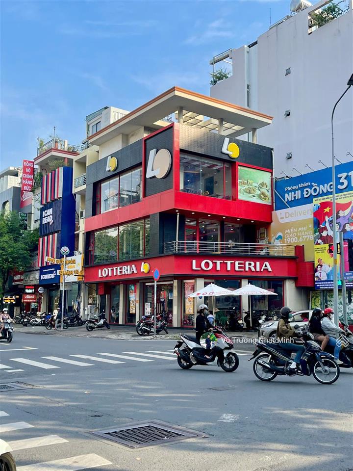 Nhà góc 2 mặt tiền tô hiến thành, q.10 187m² (8,2 x 22m), 4 tầng, hđt 200tr/th bán giá 60 tỷ