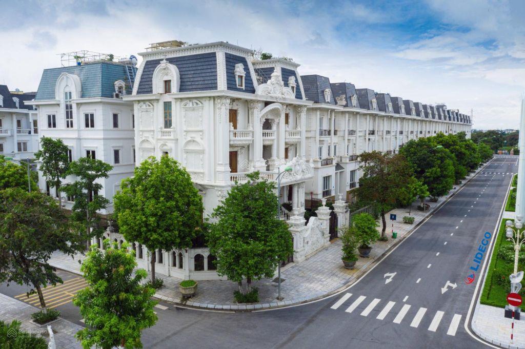 Bán biệt thự NV3, DT 275.5m2 kdt LIDECO, vị trí đẹp, view vườn hoa gần trục trung tâm