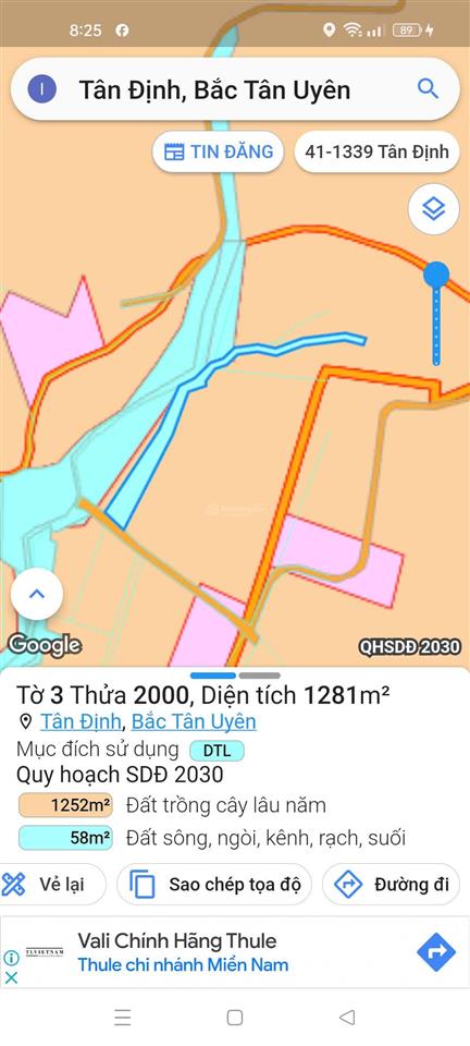 Bán đất cách đường 746~100m. ngay tt tân định, bắc tân uyên, bình dương, 7 tỷ, 11000m2