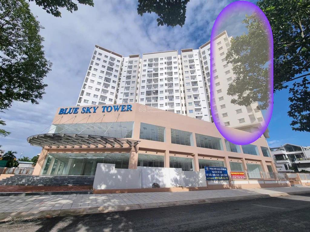 Bán căn đẹp tại blue sky tower, giá 2,550 tỷ, 57m2, 2pn, ban công. 0909 456 ***