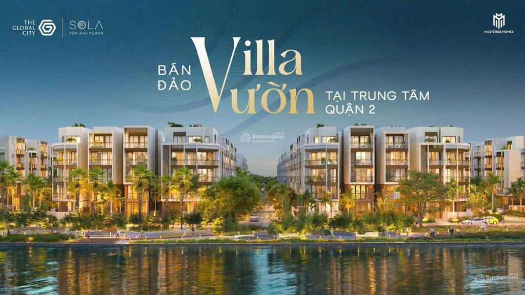 Biệt thự global 3 mt sông, khu compound ngay bến du thuyền. chỉ 48 tỷ. 0902 746 ***