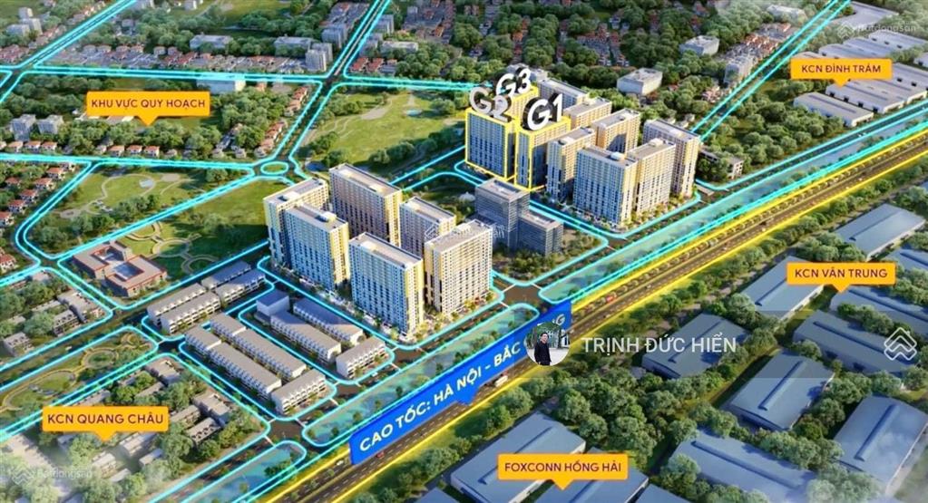 Bán căn hộ tòa thương mại 1 phòng ngủ chung cư evergreen việt yên bắc giang giá chỉ 1.x tỷ