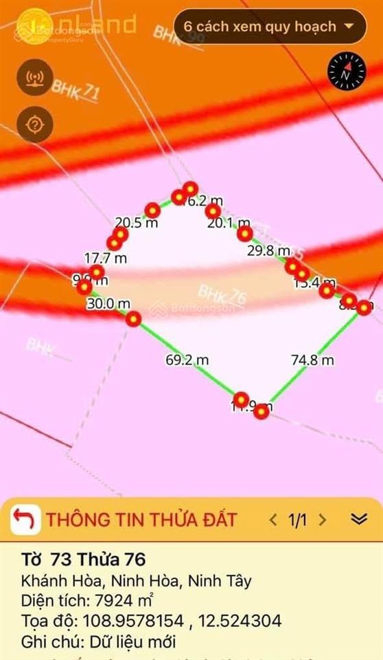 Chỉ 280 triệu sở hữu ngay 1.000m2 đất tiềm năng tại ninh tây tx. ninh hòa. ngay sát cao tốc
