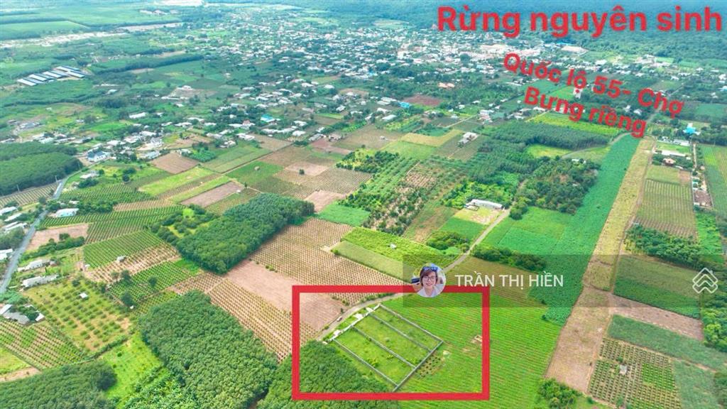 Bán đất bưng riềng hồ tràm 1500m2 21.5x70m đã xây rào kiên cố quy hoạch đất ở